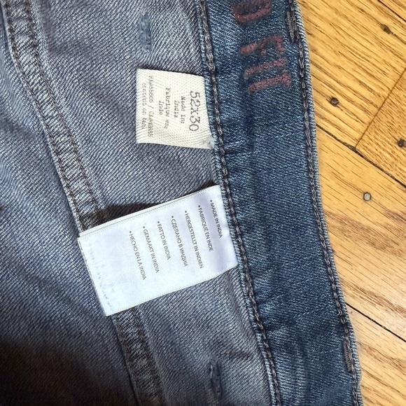 TRUE NATION MENS big and tall relaxed fit jeans size 52x30 - Picture 8 of 9